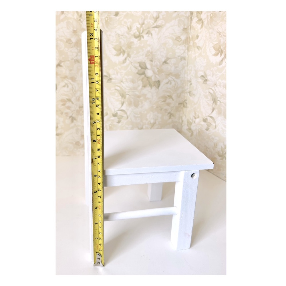 White Miniature Chair - Picture 3 of 4